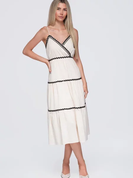 Rochie midi Ombre negru