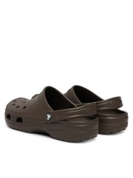 Klasické pantofle Crocs hnědé