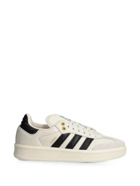 Sneakerși Adidas Predator din satin cu buline alb