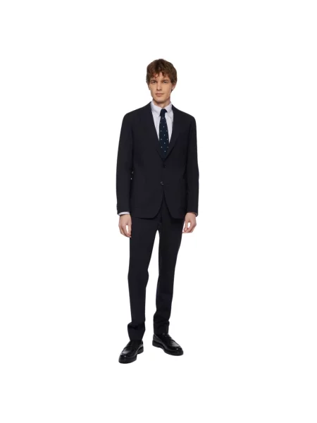 Garnitur Brooks Brothers wełniany niebieski