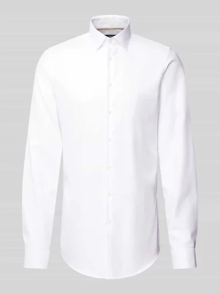 Koszula biznesowa o kroju slim fit z bardzo długim rękawem Jake*s biała