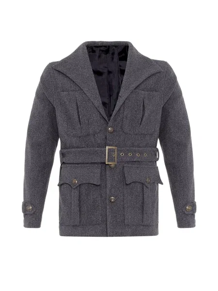 Antioch Prehoden plašč temno siva