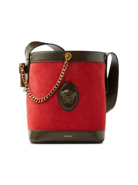 Kapelusz Versace czerwony