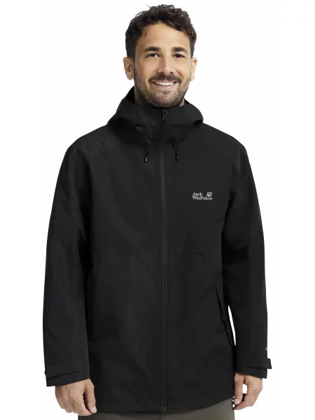 Ветровка Jack Wolfskin серая