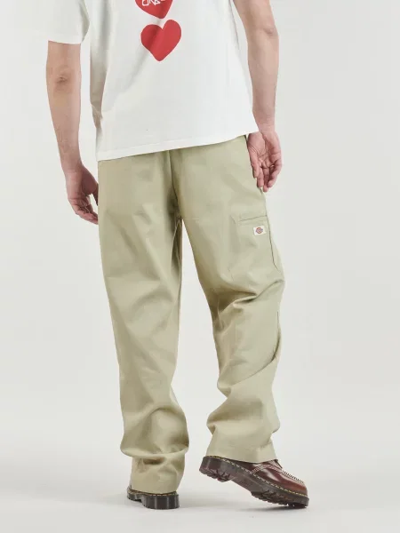 Nohavice Dickies v biznis štýle keper béžová