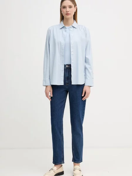 Top Calvin Klein Jeans modrý