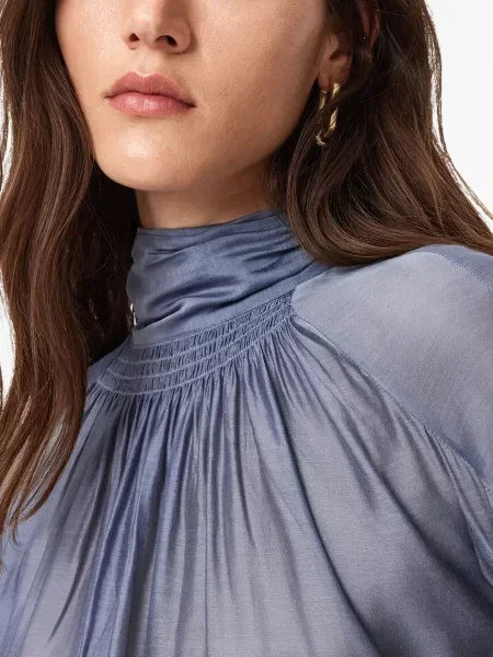 Bluză Allsaints albastru