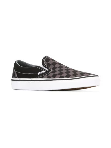 Kostkované bačkory Vans šedé