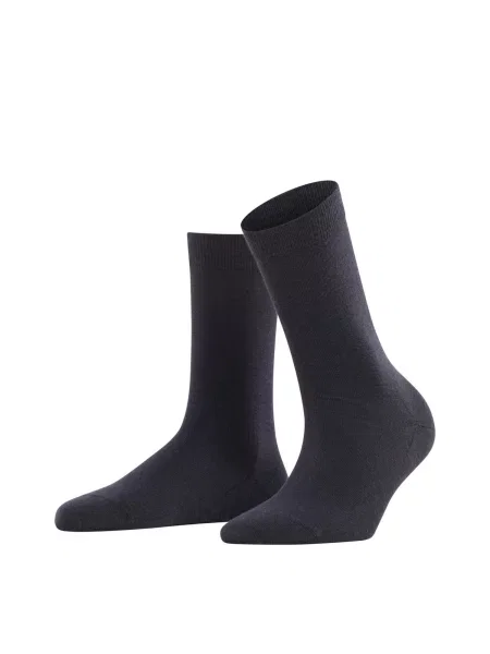 Skarpetki Falke Softmerino niebieskie