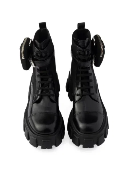 Botine Prada din piele negru