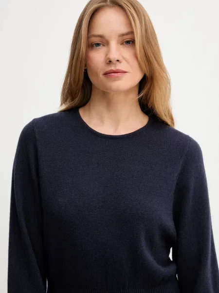 Сукня з вовною OUI maxi облягаюча синій