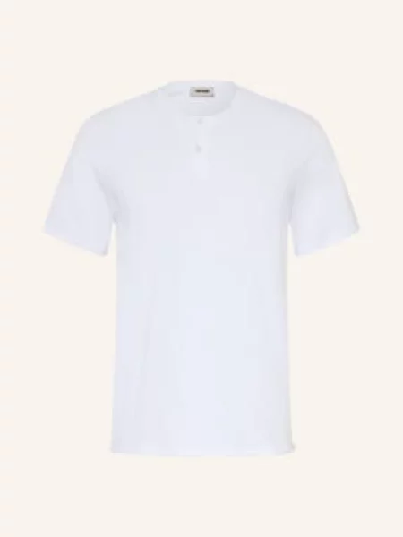 Drykorn Henley Tričko Miwan bílá