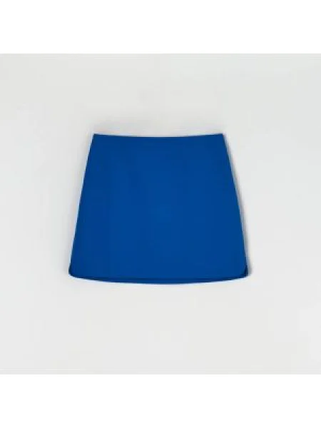 Sinsay Mini sukně s rozparkem modrá