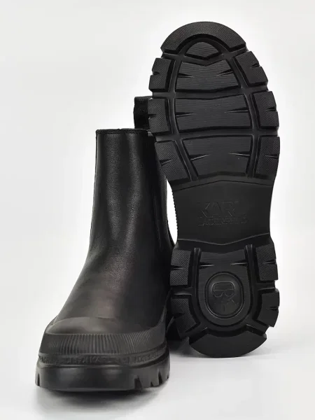 Кожаные сапоги Karl Lagerfeld