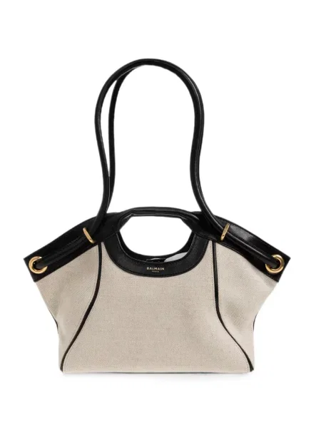 Geantă shopper Balmain din piele