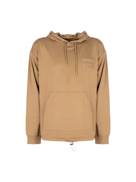 Bluza z kapturem Fila brązowa