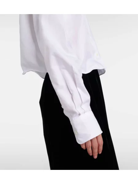 Cămașă Prada din poplin alb