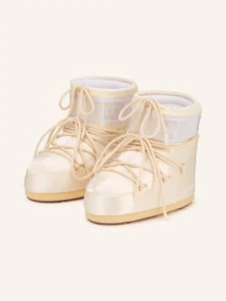 Śniegowce Moon Boot Icon Low Pearly ivory beżowe