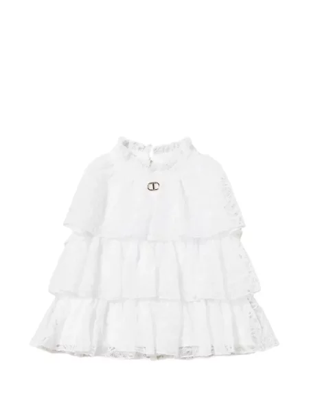 Top dziecięcy Twinset biały