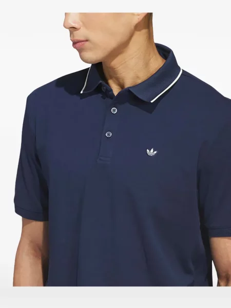 Tricou polo Adidas albastru