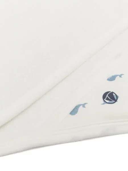 Szlafrok dziecięcy Petit Bateau biały