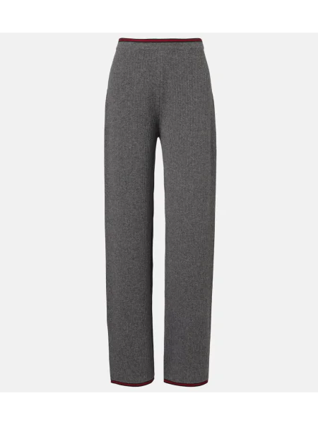 Volnene hlače Gucci siva