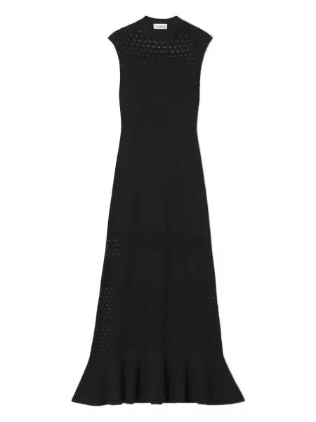 Rochie maxi Lanvin de costum negru