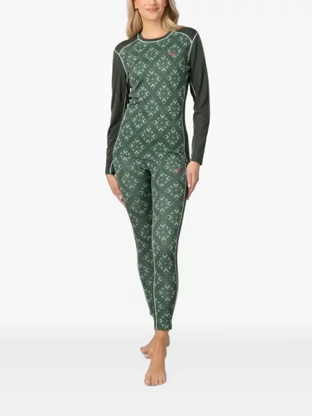 Leggings Kari Traa cu imagine verde