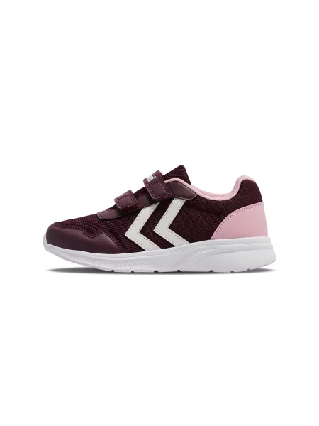 Hummel Pantofi sport TURBO RUN roz / roșu vin alb