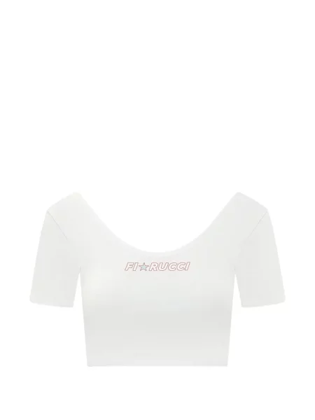 Tricou Fiorucci cu imagine alb