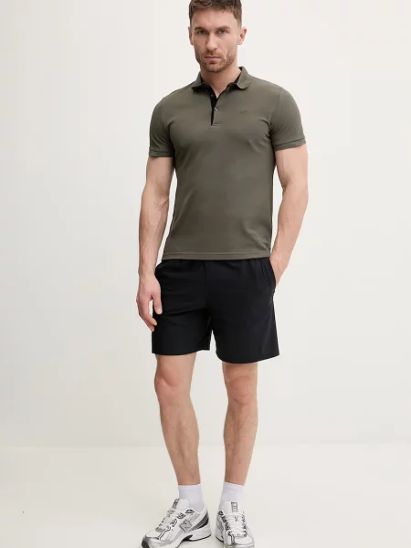 Bombažen polo The North Face Premium Slim zelena