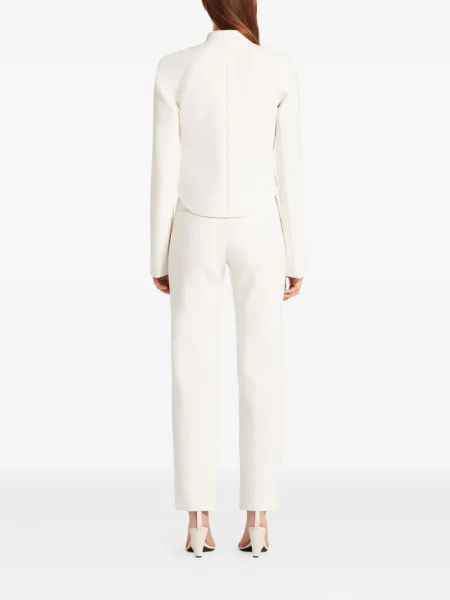 Pantaloni Courreges alb