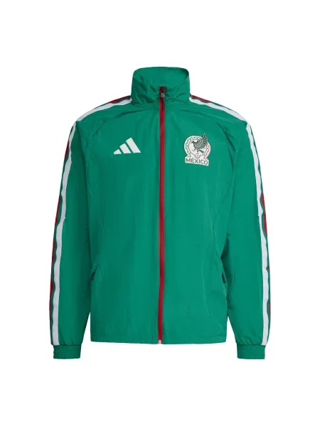 ADIDAS PERFORMANCE Sportovní bunda Mexiko Anthem zelená / červená bílá