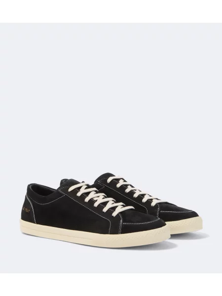 Sneakerși Common Projects din piele negru