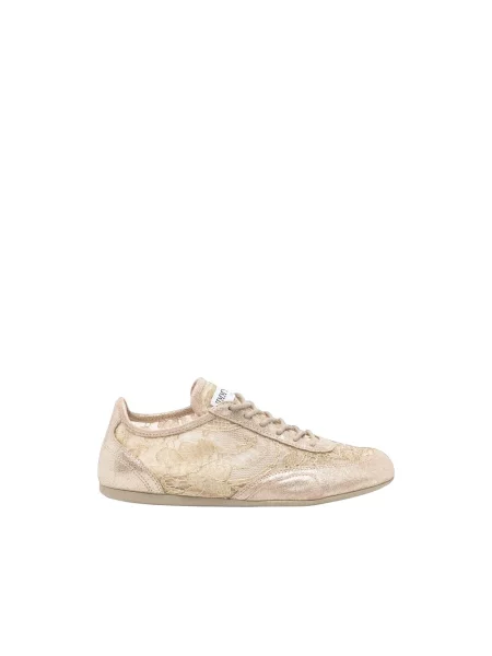 Sneakersy Jimmy Choo skórzane beżowe