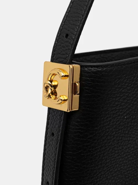 Geanta crossbody Coccinelle din piele negru