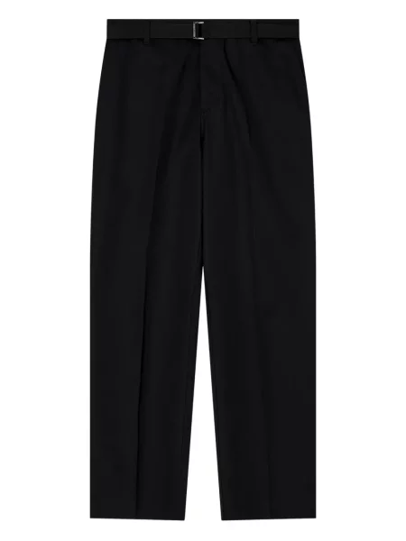 Kalhoty Emporio Armani bez podpatku černé