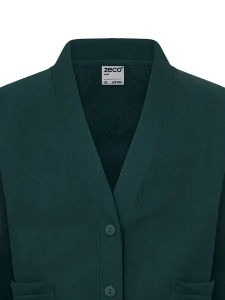 Kardigan dziecięcy Zeco Schoolwear zielony