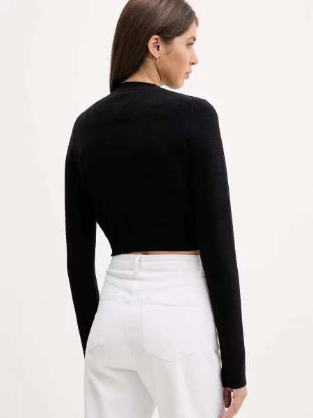 Tommy Jeans pulover light negru