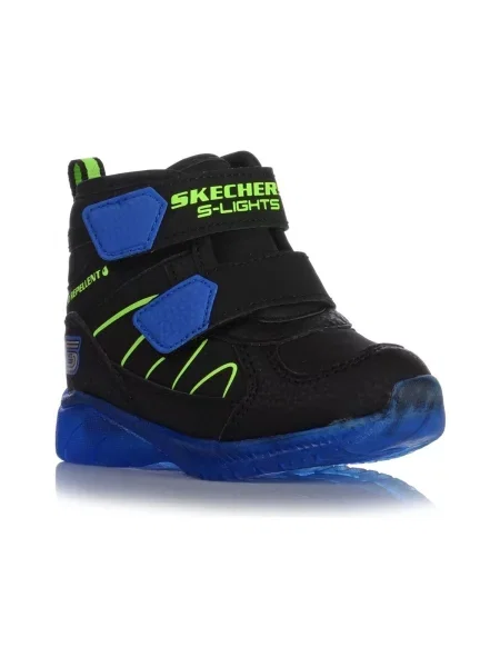 Členkové topánky Skechers čierna