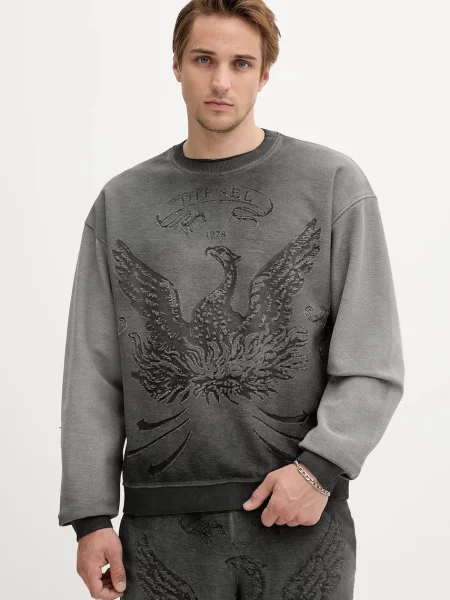 Pulover Diesel S-ARON siva