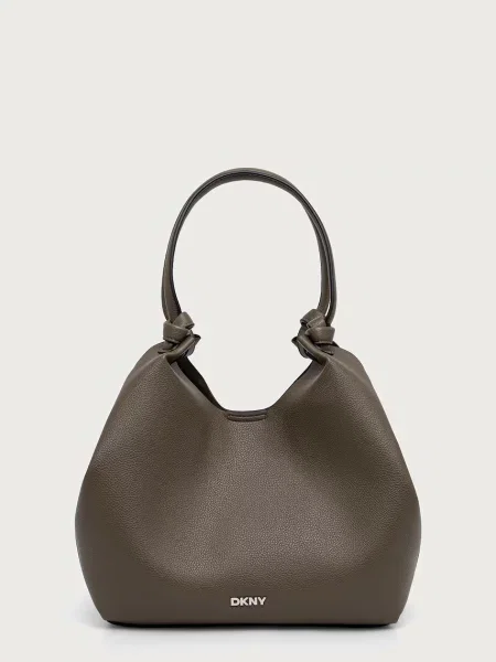 Кожаная сумка шоппер Dkny