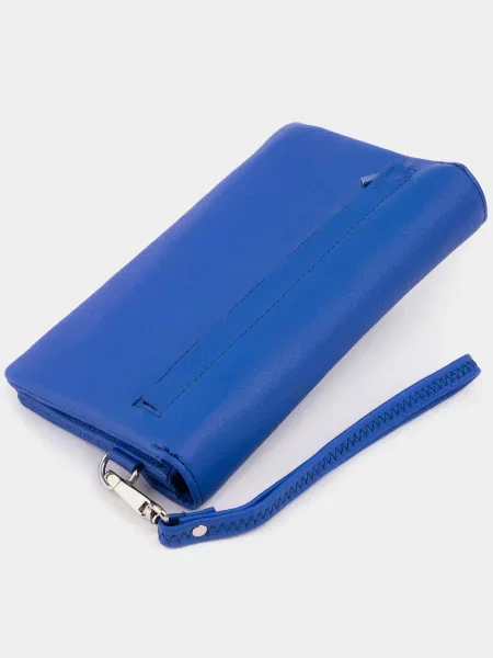 ST Leather Accessories Гаманець Шкіра синій