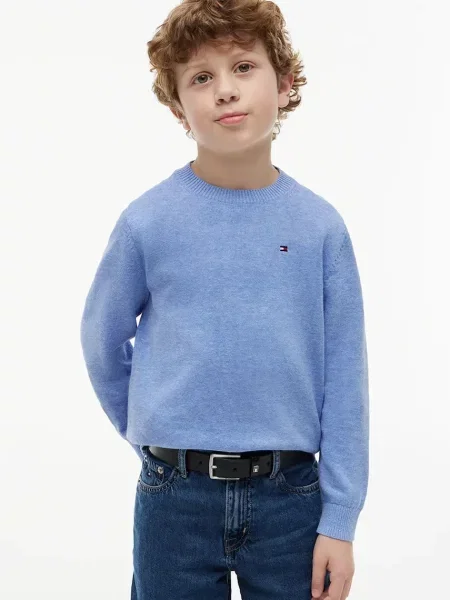 Tommy Hilfiger pulover pentru copii din albastru