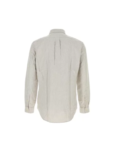 Polo Ralph Lauren koszula codzienna Mężczyźni Comfort Fit biały S brązowa