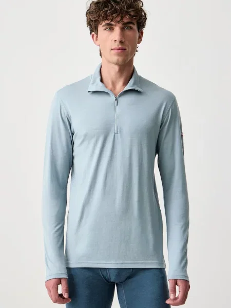 Devold longsleeve funkcyjny wełniany Breeze Plus Merino niebieska
