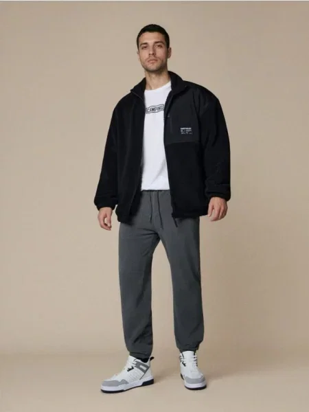 Sinsay Kalhoty joggers šedá