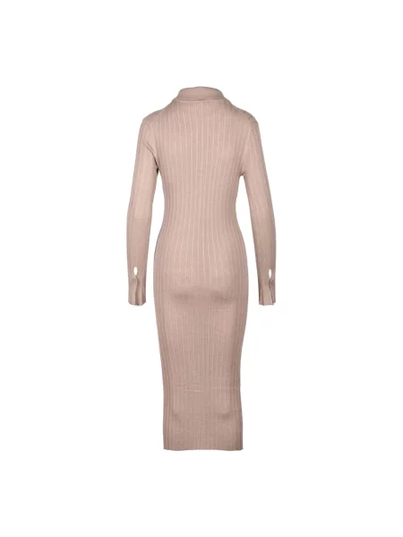 Sukienka Wild Cashmere z kaszmiru beżowa