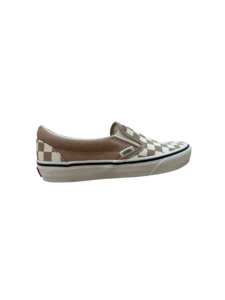 Sneakersy Vans w kratę beżowe