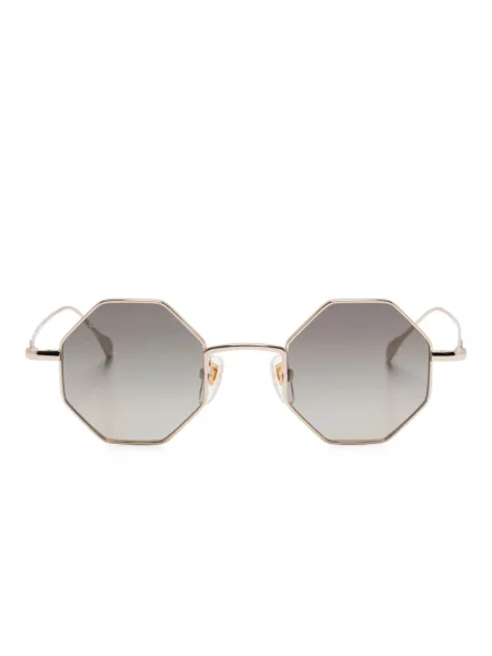 Ochelari de soare Gucci Eyewear cu imprimeu geometric auriu
